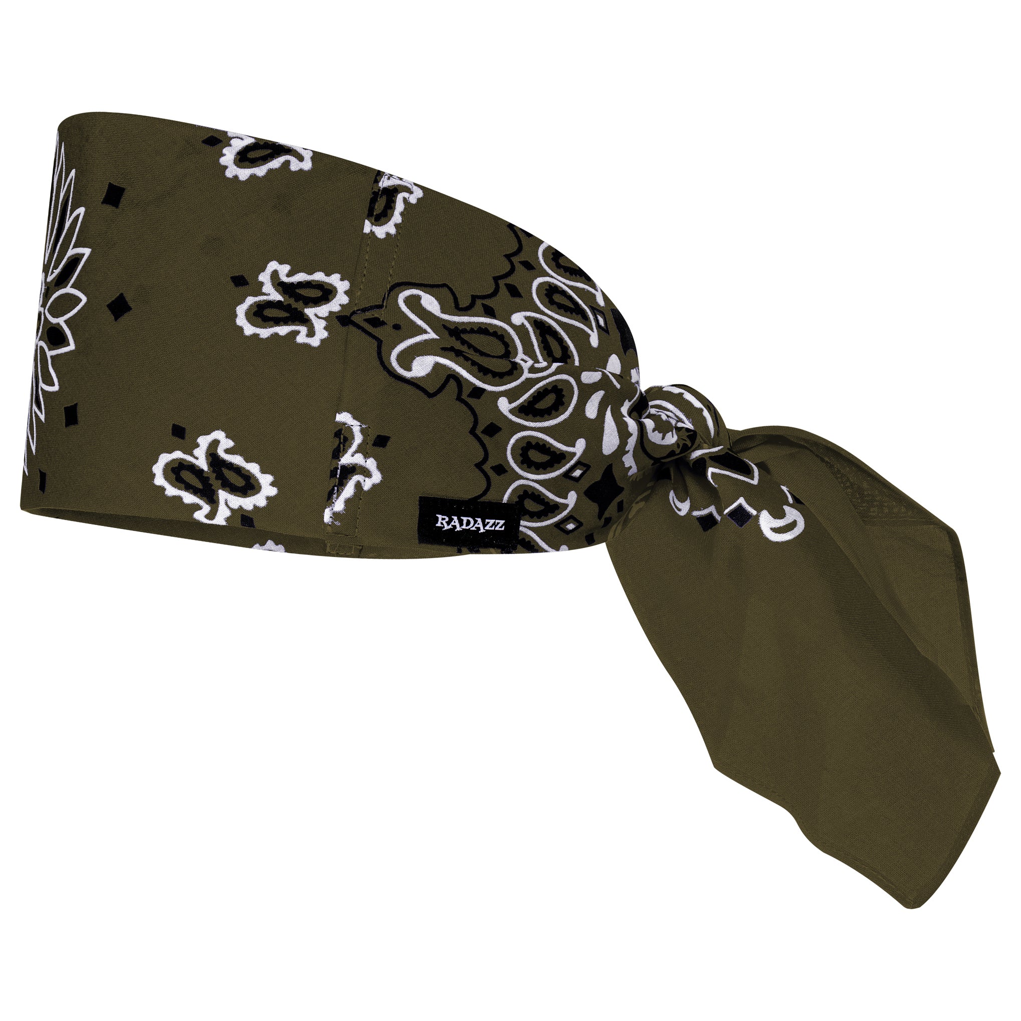 Austin Paisley Bandana - Olive – Radazz Apparel