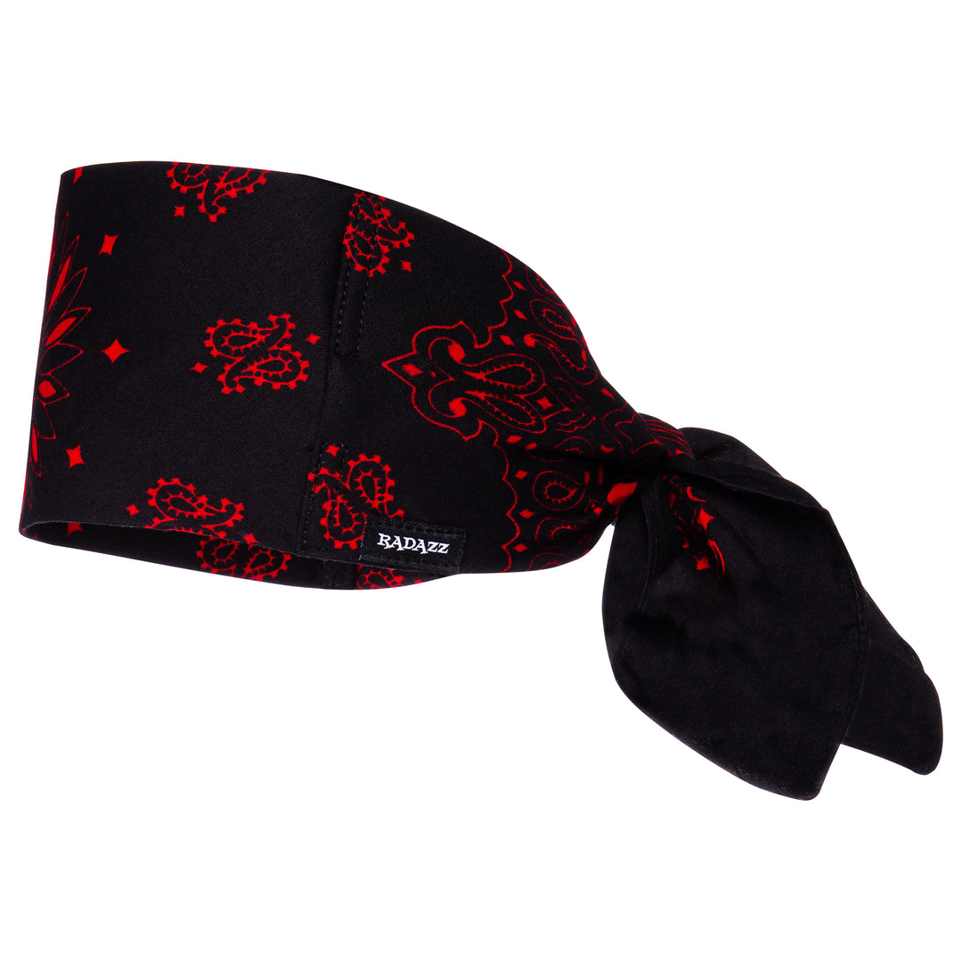 Austin Paisley Bandana - Black Red – RADAZZ Apparel