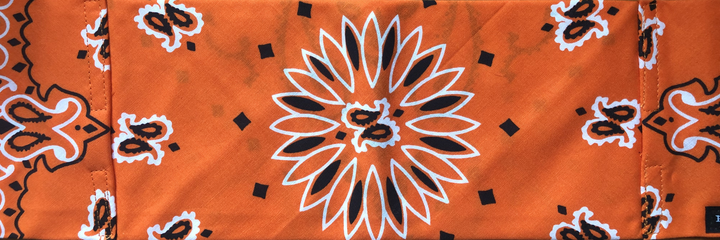 新品未使用 TIMEWORN CLOTHING BANDANA ORANGE Walmart 3-Pack Paisley Cotton Bandana Handkerchiefs/Scarves